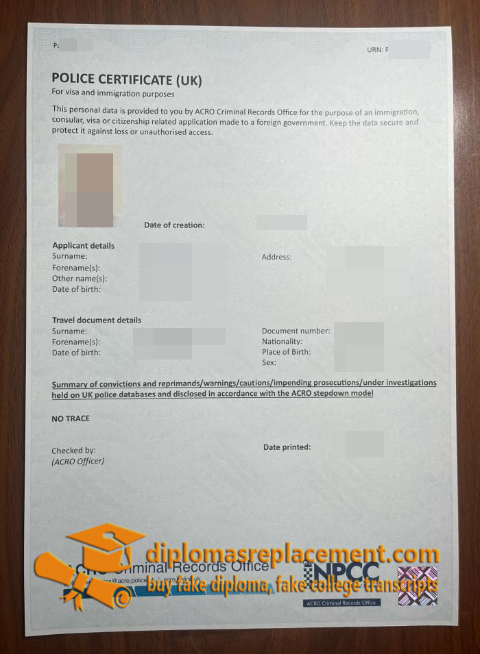 ACRO Certificate