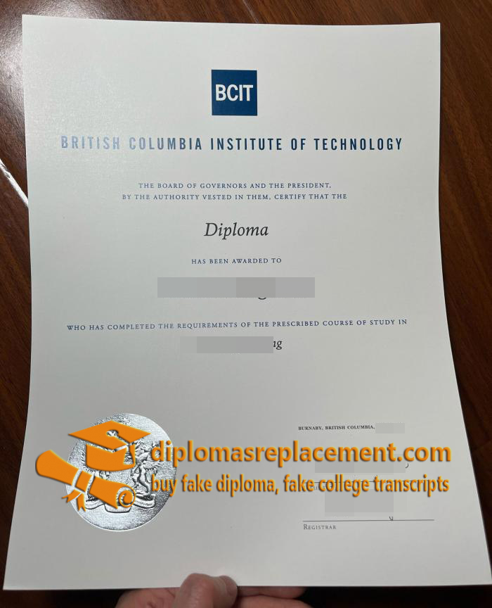 BCIT diploma