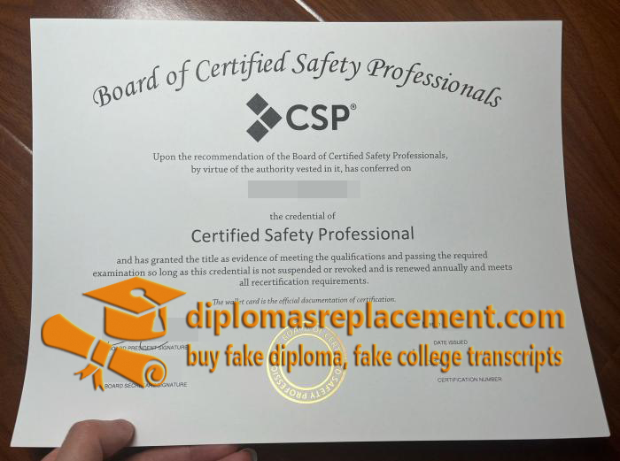 CSP Certificate