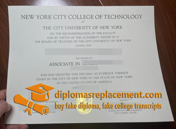 CUNY City Tech degree
