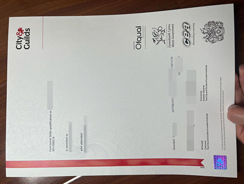 City and Guilds Certificate replacement