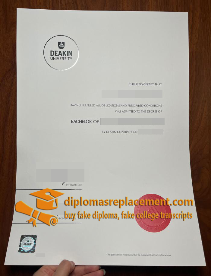 Deakin University diploma