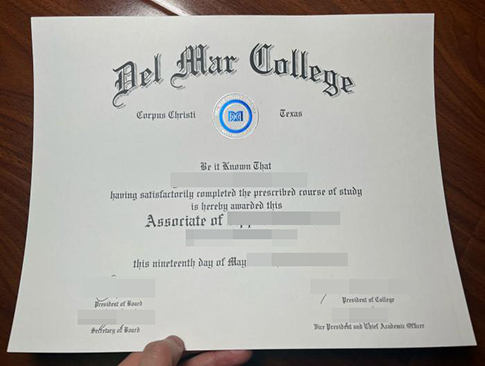Del Mar College degree replacement