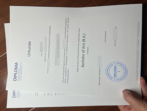 Diploma Hochschule Urkunde replacement