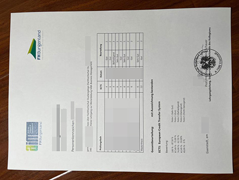 FH Burgenland transcript replacement