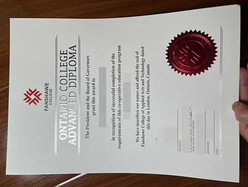 Fanshawe College degree replacement