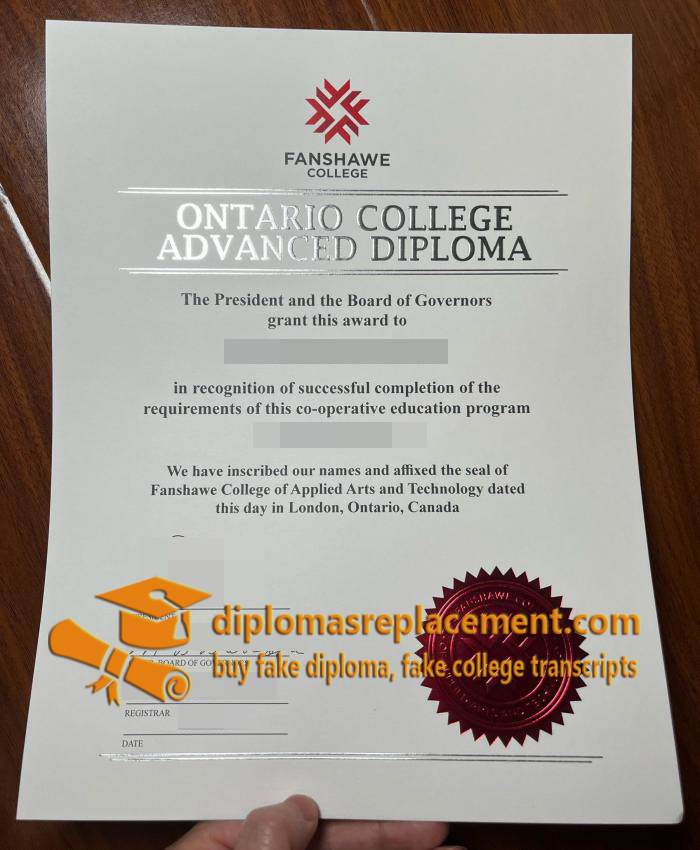 Fanshawe College diploma