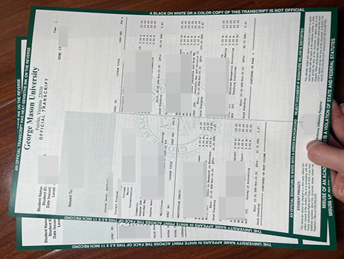 George Mason University transcript replacement