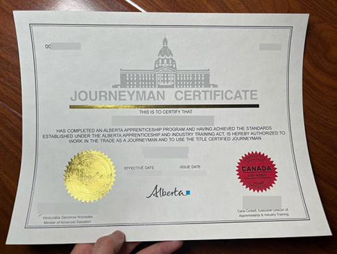 Journeyman Certificate replacement