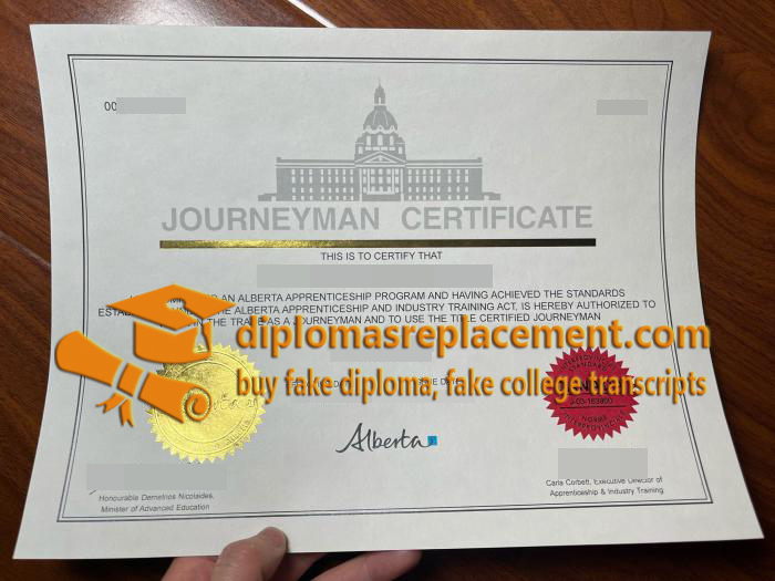 Journeyman Certificate