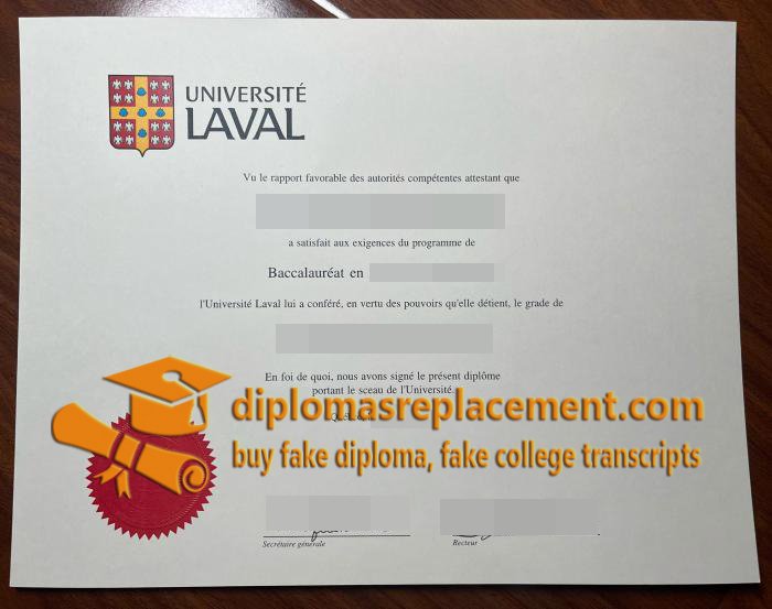 Laval University diploma
