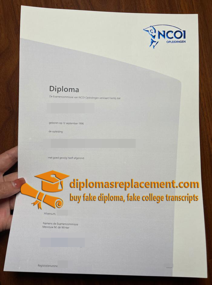 NCOI Opleidingen Diploma
