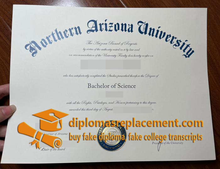 Northern Arizona University diploma