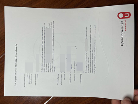 Open Universiteit degree replacement