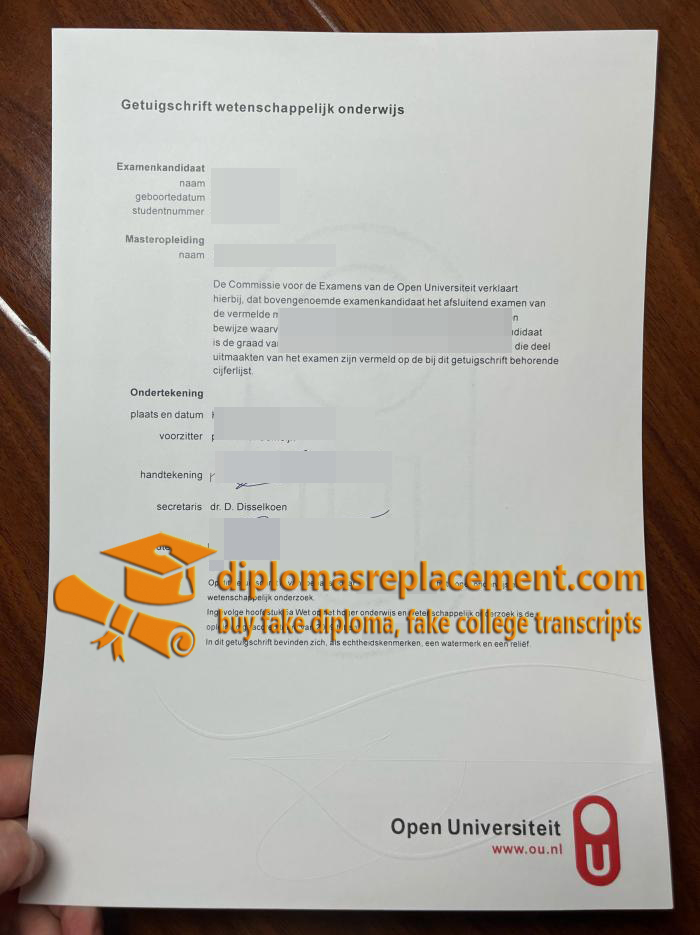 Open Universiteit diploma