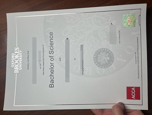 Oxford Brookes University diploma replacement