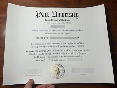 Pace University diploma replacement