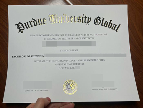 Purdue University Global diploma replacement