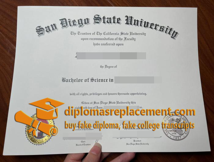 SDSU diploma