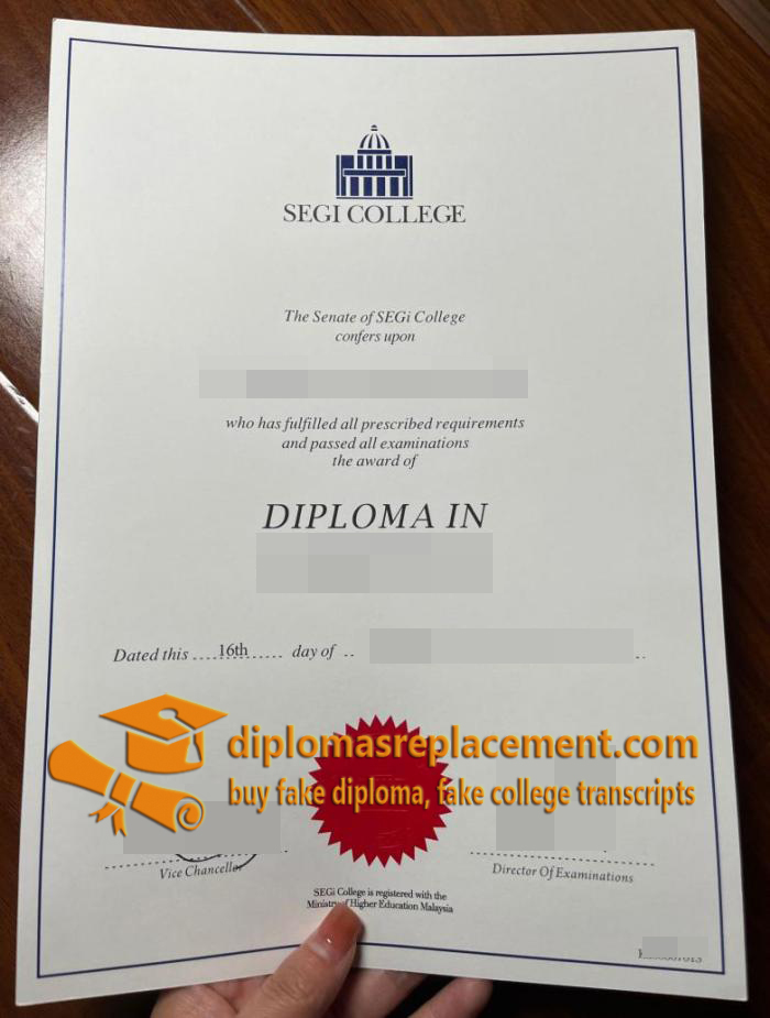 SEGi College diploma