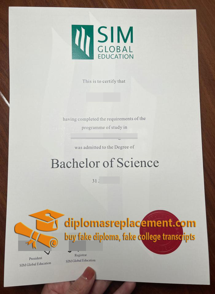 SIM Global education diploma