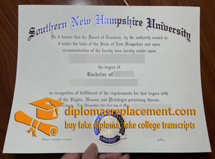 SNHU diploma