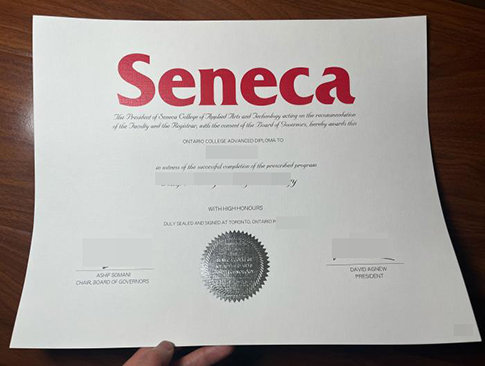 Seneca College diploma replacement