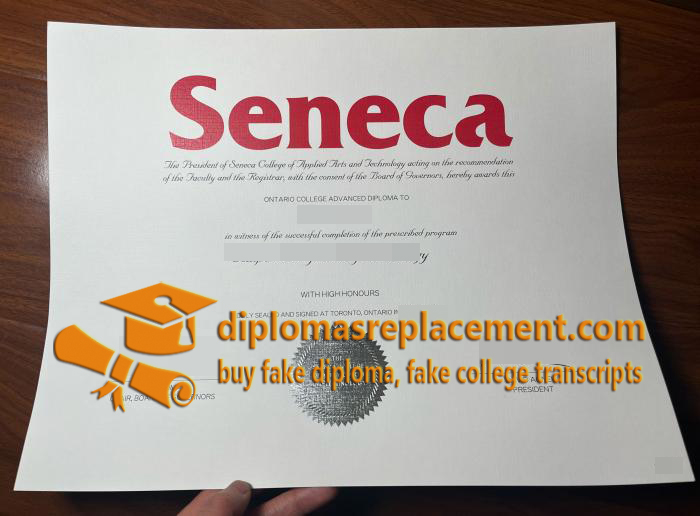 Seneca College diploma