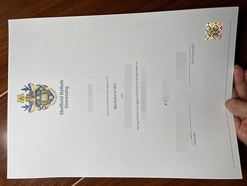 Sheffield Hallam University diploma replacement