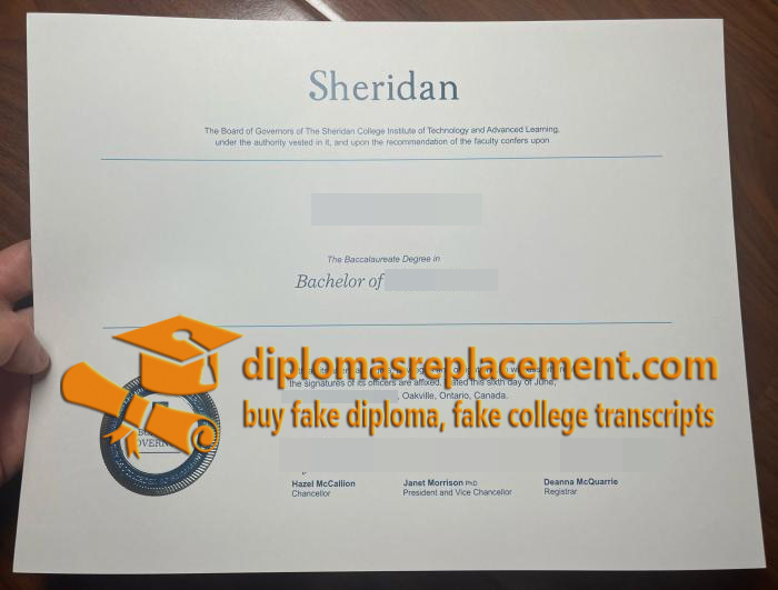 Sheridan College degree