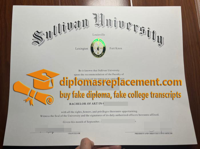 Sullivan University diploma