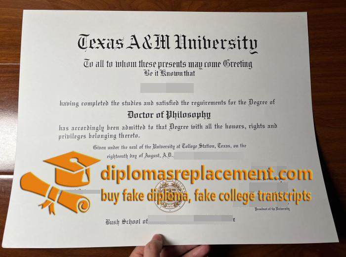 TAMU diploma