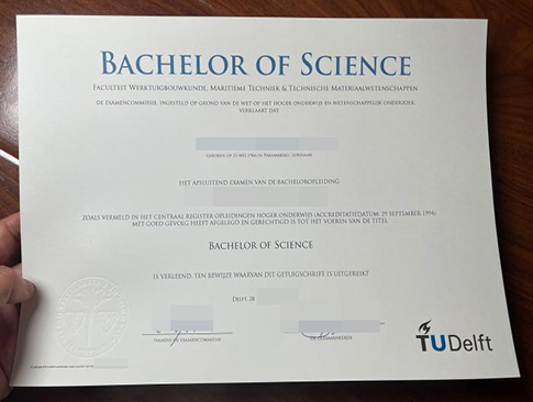 TU Delft diploma replacement