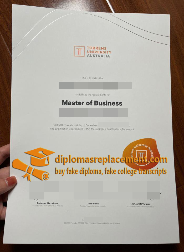 Torrens University Australia diploma