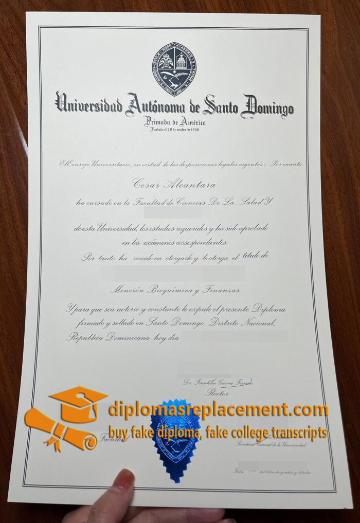 UASD diploma
