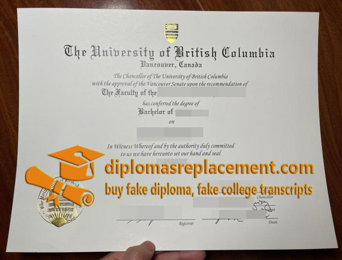 UBC diploma