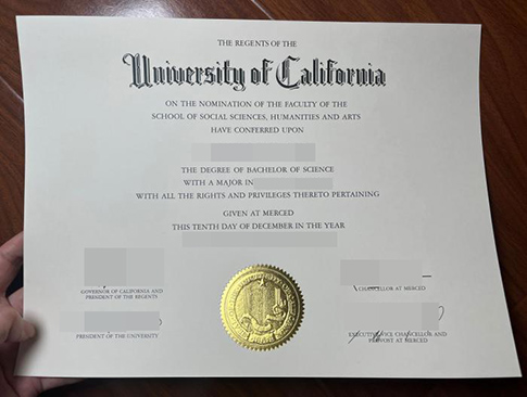 UC Merced diploma replacement