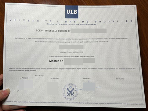 ULB diplome replacement