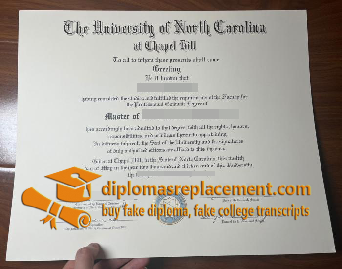 UNC Chapel Hill degree
