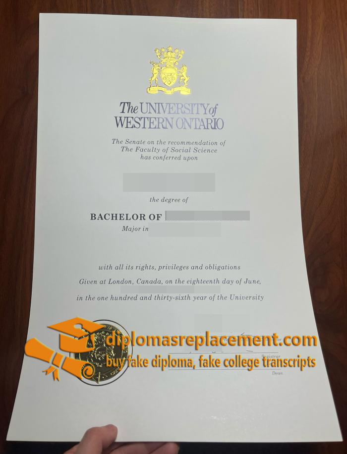 UWO diploma