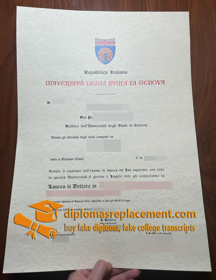 UniGe diploma
