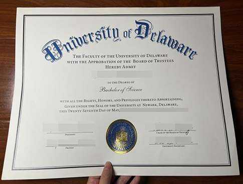 University of Delaware diploma replacement