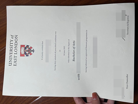 University of East London degree replacement