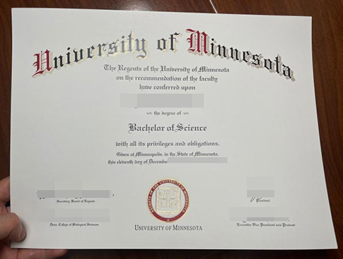 University of Minnesota diploma replacement