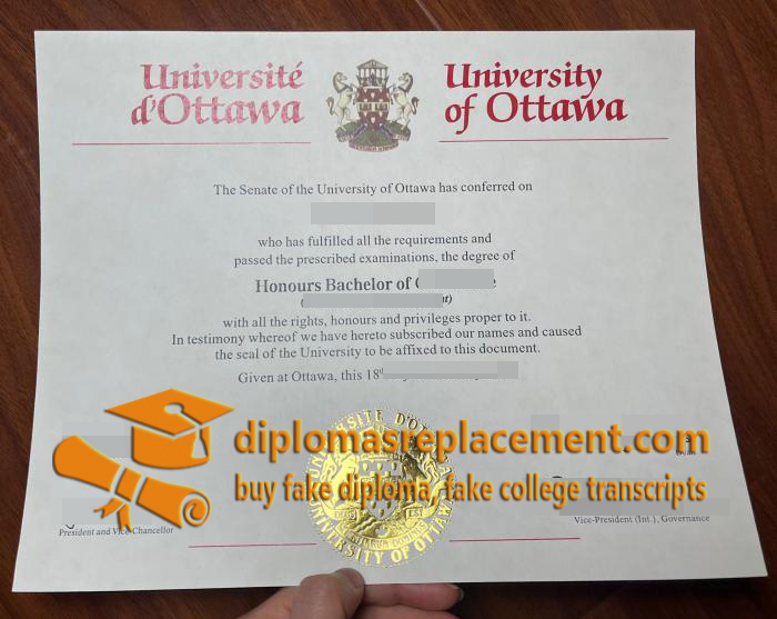 University of Ottawa diploma