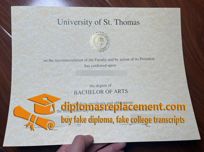 University of St. Thomas diploma