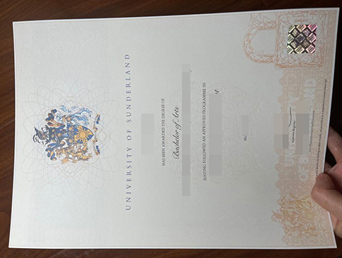 University of Sunderland diploma replacement