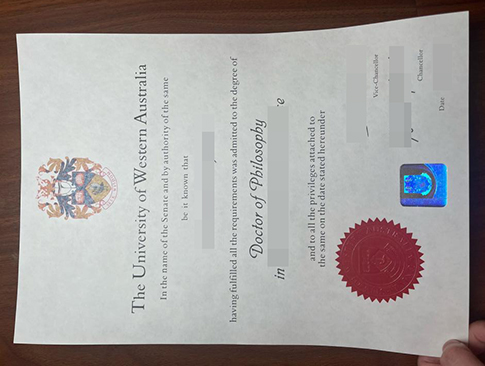 University of Western Australia diploma replacement