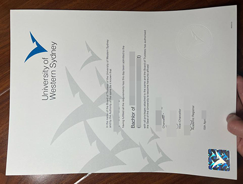 University of Western Sydney diploma replacement