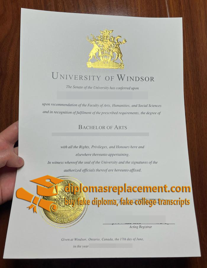 University of Windsor diploma